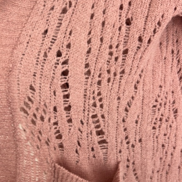 Free People small pink duster sweater - Picture 8 of 8